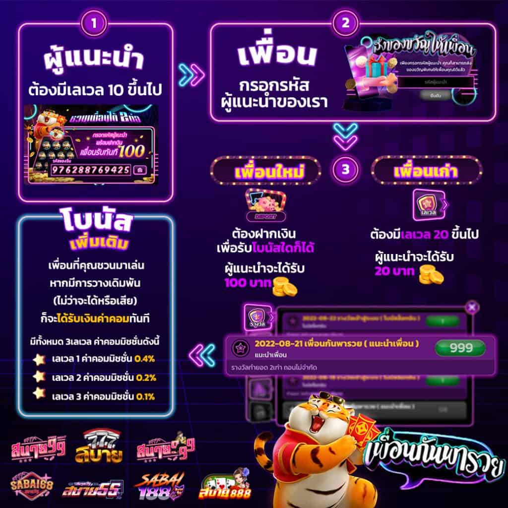 สบาย99 แนะนำเพื่อน